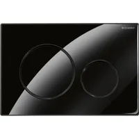 Geberit Sigma20 Betätigungsplatte schwarz/schwarz matt
