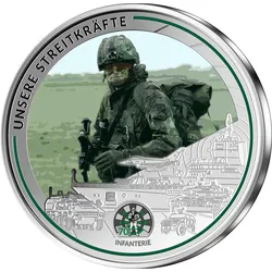 Die Silber-Jubiläumsedition 70 Jahre Bundeswehr – Start: „Infanterie“