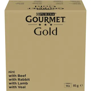 Purina Gourmet Gold Feine Pastete Sorten-Mix 96 x 85 g