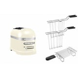 KitchenAid Paket 2, 2-Scheiben Toaster Artisan 5KMT2204 - Crème