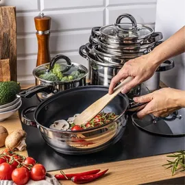 Klausberg Topf-Set 12-tlg. 10,5 cm rund