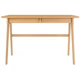 Möbel Kraft Schreibtisch Delia Eiche massiv / Braun