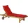 MADISON N.Y Liegenauflage Basic 200 x 65 cm Rot