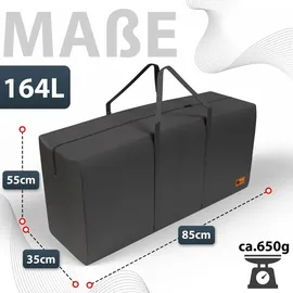BigDean Aufbewahrungstasche 85 x 55 x 35 cm 1-tlg. schwarz
