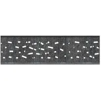 zaun|zu® Sichtschutzstreifen 260 x 15 cm Anthrazit Vlies