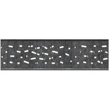 zaun|zu® Sichtschutzstreifen 260 x 15 cm Anthrazit Vlies
