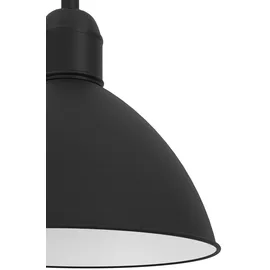 EGLO Priddy 1-flg. Ø 30,5 cm rund schwarz-weiß