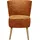 ed exciting design "Earl", orange, B:65cm H:89cm T:70cm, 100% Polyester, Sessel, Cocktailsessel, Küchenstuhl, Küchensessel
