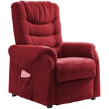 Livetastic Fernsehsessel, Rot, Textil, 76x106x94 cm, Stoffauswahl, Relaxfunktion, Wohnzimmer, Sessel, Fernsehsessel