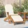 vidaXL Adirondack-Gartenstuhl mit Fußstütze 55,2 x 88,3 x 90 cm braun 1 St.