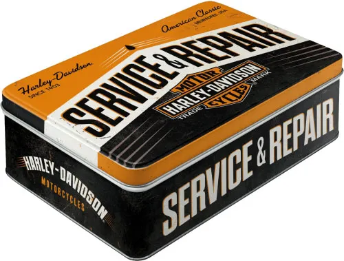 Nostalgic Art Harley-Davidson Service & Repair, boîte de conserv - 16 cm x 7 cm x 23 cm