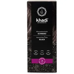 khadi Pflanzenhaarfarbe Schwarz 100 g