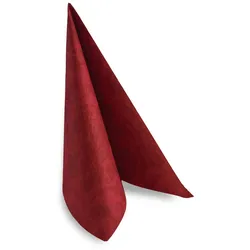 Hypafol Airlaid Motiv-Serviette Dauphine bordeaux | 100St. | 40x40cm | für Gastronomie & Zuhause | hochwertiges Material