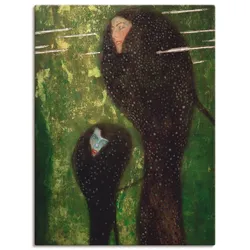 Wandbild ARTLAND "Nixen (Silberfische)", grün (farbe bild(er): grün), B:60cm H:80cm T:1,8cm, Canvas, Leinwand, Bilder, als Leinwandbild, Poster in verschied. Größen