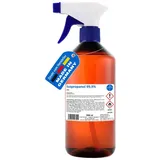 HERRLAN Isopropanol 99,9% Reinigungsalkohol (1000 ml Sprühflasche, [- Fettlöser & Lösungsmittel Qualität Made in Germany)