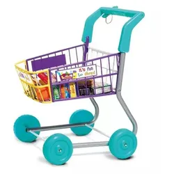 Einkaufswagen mit Produkten - 16 Teile