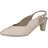 CAPRICE Damen Pumps aus Leder, Beige (Cream Perlato), 39