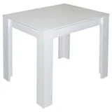 Mäusbacher Esstisch HARPER MAMOU (BHT 80x75x60 cm) - weiß matt