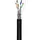 goobay 57296 CAT 5e Outdoor Netzwerkkabel, SF/UTP, Schwarz