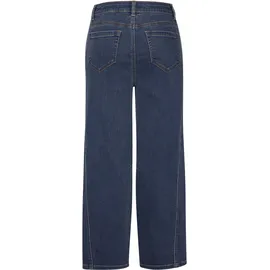 Buffalo Ankle-Jeans "in modischem Barrel-Stil", Damen, Gr. 44, N-Gr, dunkelblau washed, Denim/Jeans, Obermaterial: 92% Baumwolle, 6% Polyester, 2% Elasthan, figurumspielend knöchelfrei, Jeans, in angesagter Barrel-Form, lockeres Bein, bequem