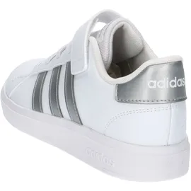 adidas Grand Court 2.0 Kids Cloud White / Matte Silver / Matte Silver 30