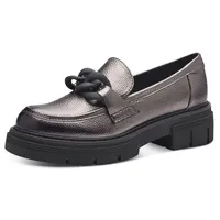 Marco Tozzi Damen Halbschuhe Loafer 2-24705-41 Grau, - 39