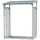 Quick Star Kaminholzregal 130 x 70 x 185 cm grau 69917546-0