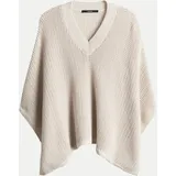 Someday Strick Poncho Basona Beige