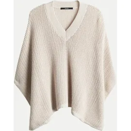 Someday Strick Poncho Basona Beige
