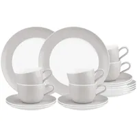 SELTMANN WEIDEN Liberty Pure Colors Kaffeeservice 18-tlg. grau