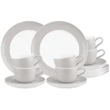 SELTMANN WEIDEN Liberty Pure Colors Kaffeeservice 18-tlg. grau