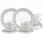SELTMANN WEIDEN Liberty Pure Colors Kaffeeservice 18-tlg. grau