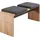 Innostyle Essbank Memphis Graphit 130 x 49 x 40 cm