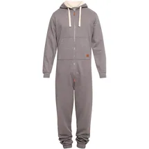 Blend Overall BLEND "Overall BHSalinho", Herren, Gr. L, N-Gr, grau (pewter mix), Obermaterial: 60% Baumwolle CO. 40% Polyester PES., Overalls Overall