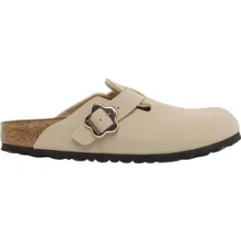 Birkenstock Boston Flower Buckle Beige 36