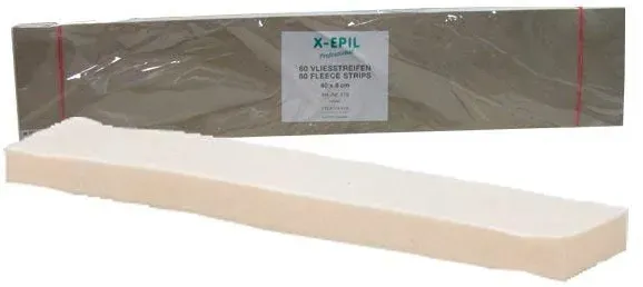 X-Epil Vlies-Streifen Lang, 40 x 8 cm, 60 St.