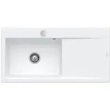 Villeroy & Boch Subway Style 60 flat links weiß alpin + Excenterbetätigung + Lochbohrung 2