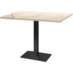 Restootab Tisch Milan 120x70cm - Modell weißer Mond