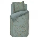 Pip Studio Bettwäsche Autunno Bettwäsche-Set aus Perkal + Light Blue - 135x200 / 80x80 cm