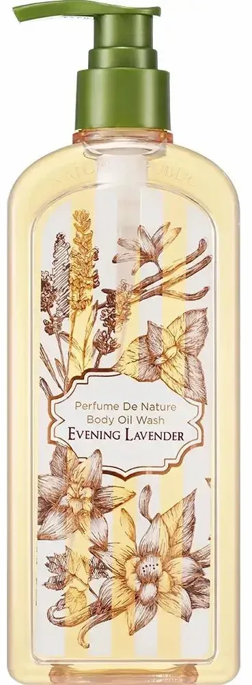 Nature Republic Perfume De Nature Body Oil Wash Evening Lavender – doucheolie 345 ml