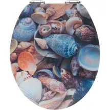 Wenko WC-Sitz Muschel Mehrfarbig