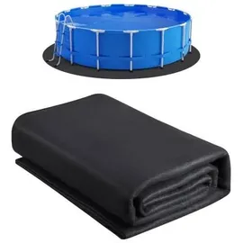 Vevor runde Poolunterlage schwarz 5,5 m