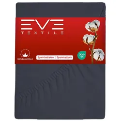 EVE Textile Spannbettlaken - anthrazitgrau