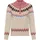 LAURA SCOTT Troyer Winterstrick mit kuscheligem Norwegermuster - NEUE KOLLEKTION Laura Scott sand-gemustert 32/34