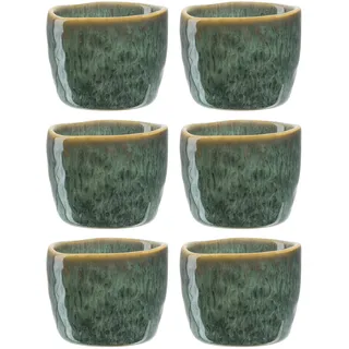 LEONARDO Eierbecher Matera ø 5,2 cm 6er Set grün,