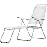 Fiam - Jan Kurtz Spaghetti Liegestuhl 60 x 186 x 110 cm weiß