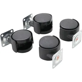 BGS Doppel-Lenkrollen-Satz Ø 40 mm 4-tlg. 0,21 m