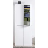 Composad Schuhschrank Mundi Dekor Weiß / Hochglanz