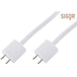 SIGOR LUXI LINK Verbindungskabel für Lichtschienen, Länge 50cm, Weiß SIG-4013601