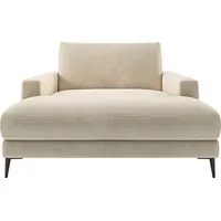 INOSIGN Chaiselongue Downtown Loungemöbel zum Relaxen, B/T/H: 132/170/84 cm, auch in Bouclé, Cord und Easy care - leicht mir Wasser zu reinigen beige